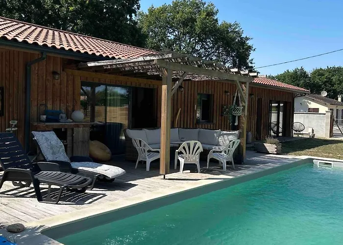 Belle Villa, Piscine Proche Ocean Villa Vendays-Montalivet